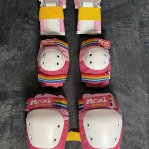 Moxi x 187 Killer Pads Protective Gear Set - PINK - JR Size - Fits 4-8 Year-Olds